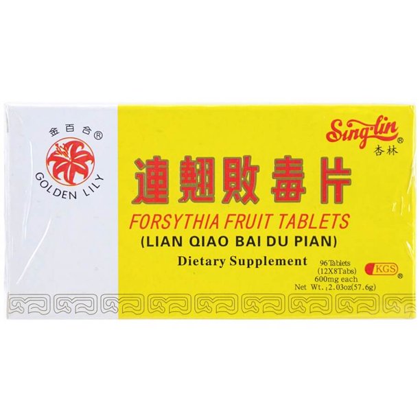 Lian Qiao Bai Du Pian - Forsythia Fruit Tablets