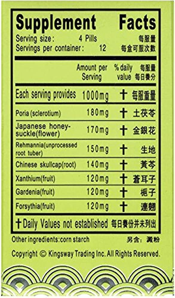 Qu Shi Qing Du Wan - Poria & Gardenia Combo Extract