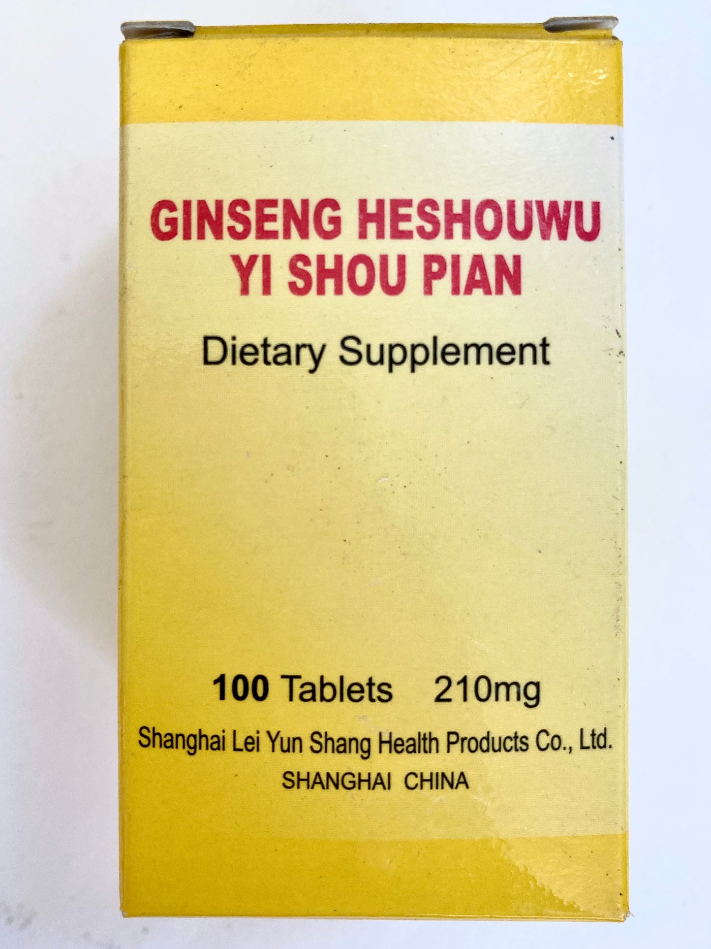 Ginseng Heshouwu Yi Shou Pian