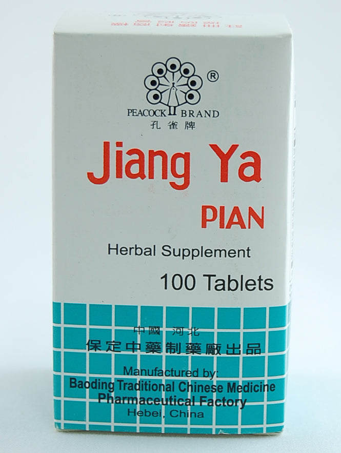 Jiang Ya Pian - Hypertension Repressing Tablets