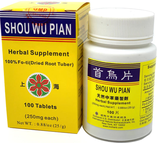 Shou Wu Pian - Fo-ti (Dried Root Tuber)