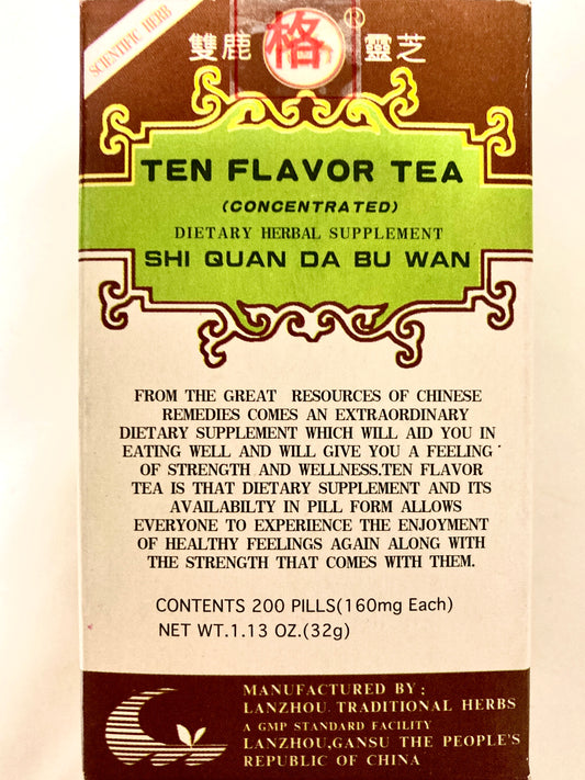 Ten Flavor Tea - Shi Quan Da Bu Wan